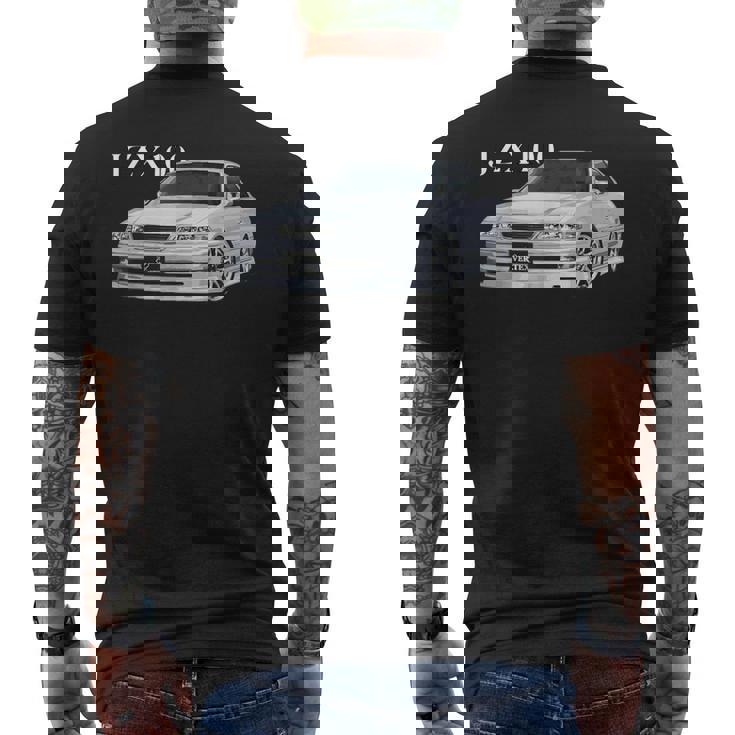 Jdm Car Jzx100 ドリフトツアー セダン 1Jz メンズTシャツ バックプリント