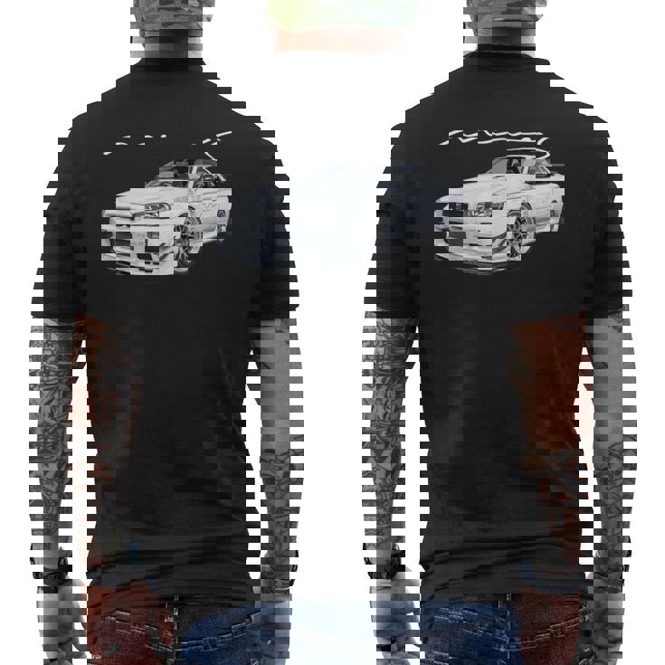 Jdm Car R34-Spec Ii Rb26kyline Mine's-Spec N1 メンズTシャツ バックプリント