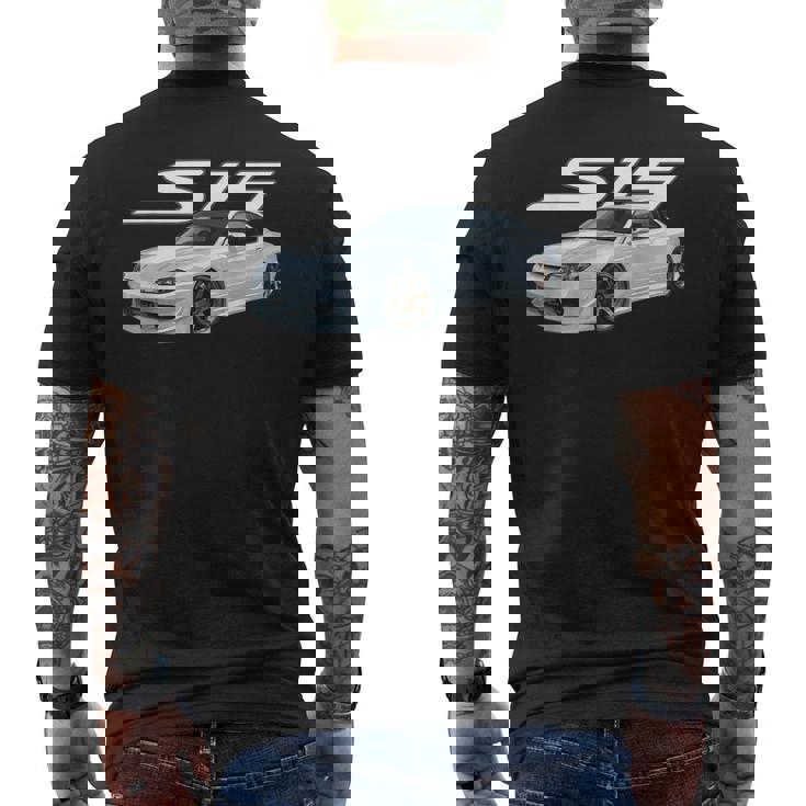 Jdm Car15ertextanced Aspen ホワイト ドリフトマシン メンズTシャツ バックプリント