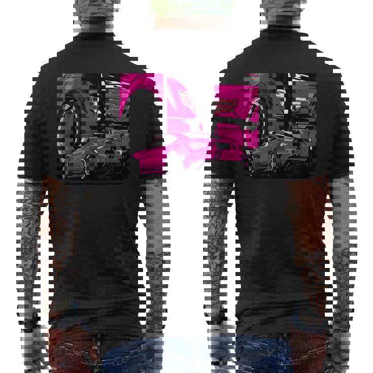 Jdm ロケットバニー ビッグブースト メンズTシャツ バックプリント