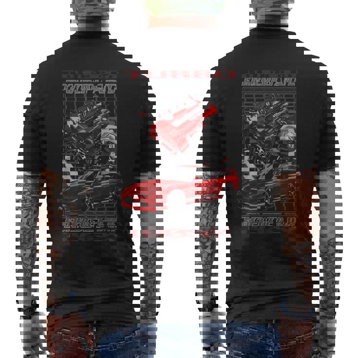 Jdm13 180Sx ターボ メンズTシャツ バックプリント