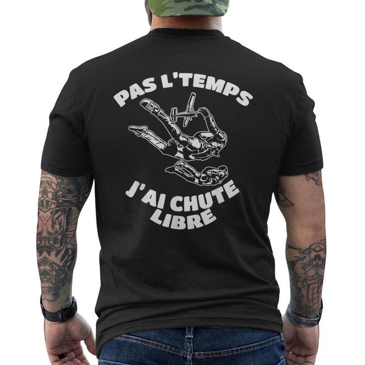 Je Peux Pas J'ai Chute Libre Parachutisme T-shirt imprimé au dos