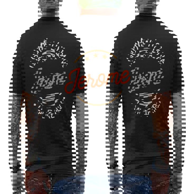 Jerome L'homme L'icône La Légende T-shirt imprimé au dos