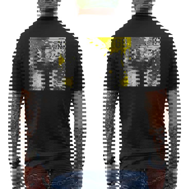 Jmc 69Th Anniversaryアンゴラコロブス メンズTシャツ バックプリント