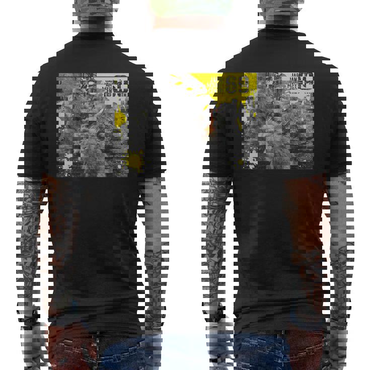 Jmc 69Th Anniversaryヤクシマザル メンズTシャツ バックプリント