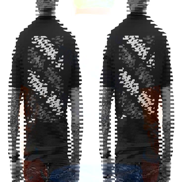 Jordanカモ柄グレーカモフラージュ メンズTシャツ バックプリント