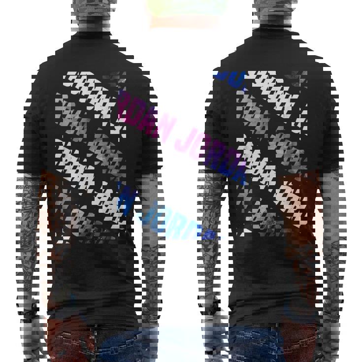 Jordan迷彩柄水彩カモフラージュ メンズTシャツ バックプリント