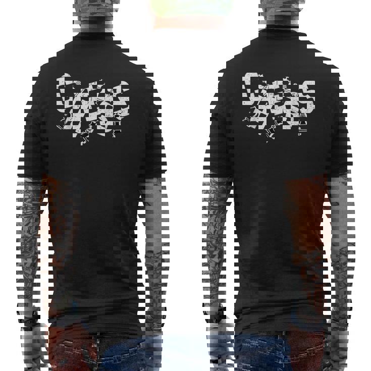 Juego De Tablero De Ajedrez Mate Para Hombre Diseño De Ajedrez Camiseta Hombre Estampado Espalda