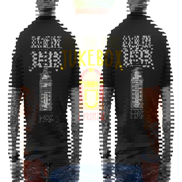 Just One More ジュークボックス I Promise メンズTシャツ バックプリント