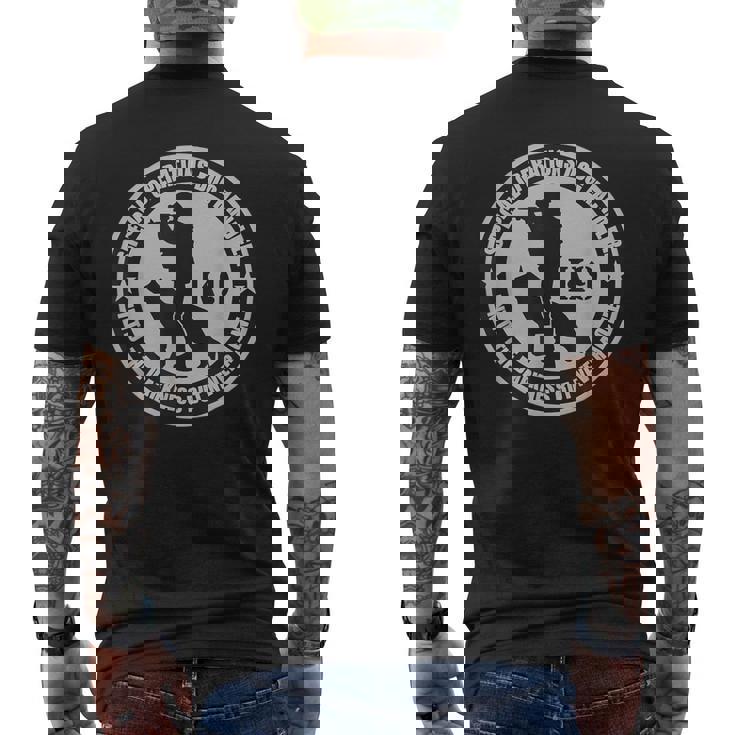 K9 特殊作戦犬ハンドラー メンズTシャツ バックプリント