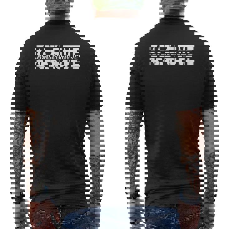 Kakumequare Headlight Type メンズTシャツ バックプリント