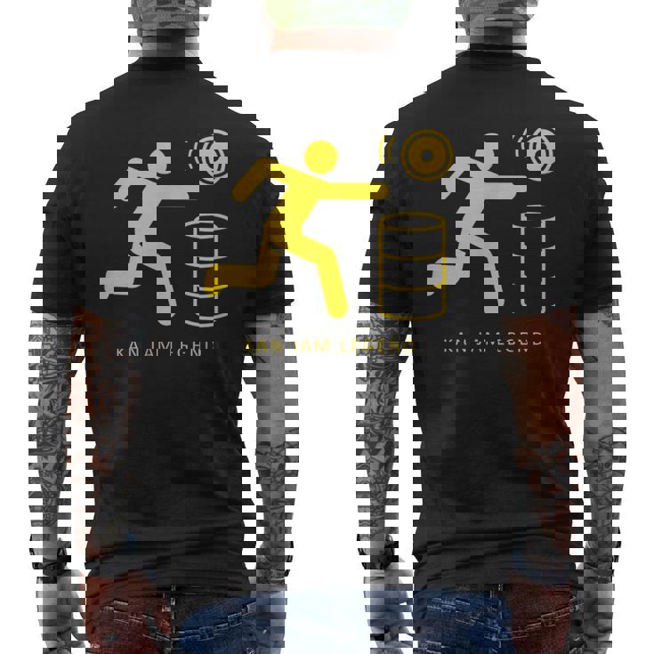 Kan Jam レジェンド ディスクトス アウトドアゲーム メンズTシャツ バックプリント