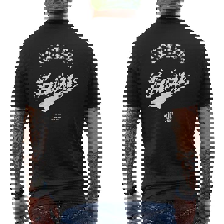 Kariya Local 刈谷市ローカル 故郷 メンズTシャツ バックプリント