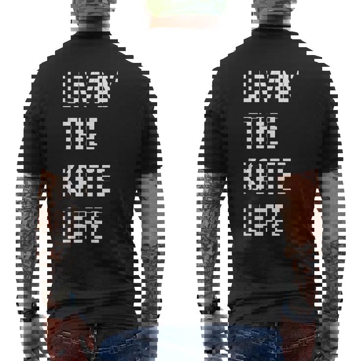 Kate の人生を生きている Kate メンズTシャツ バックプリント