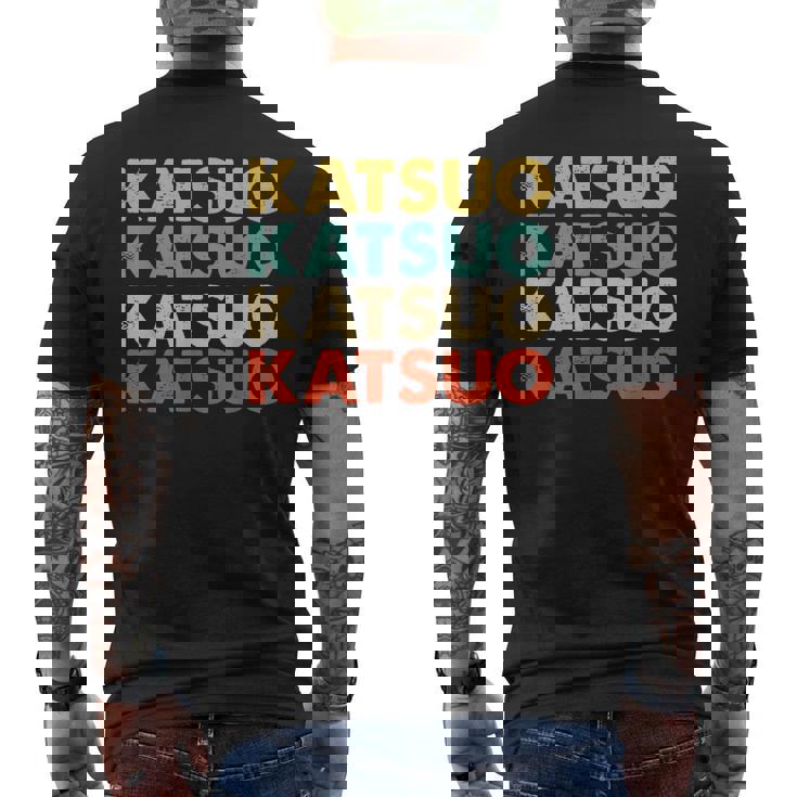 Katsuo 勝雄 メンズTシャツ バックプリント