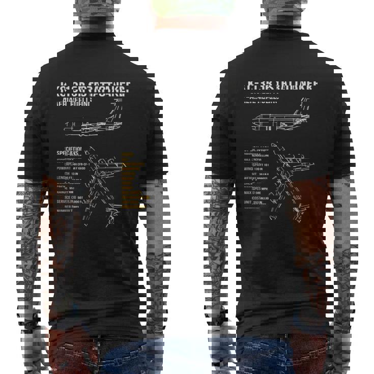 Kc-135 ストラトタンカー メンズTシャツ バックプリント