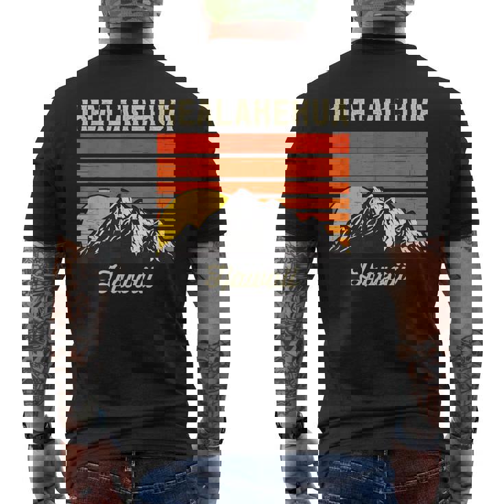 Kealakekua ハワイ レトロ ハワイアンアイランド メンズTシャツ バックプリント