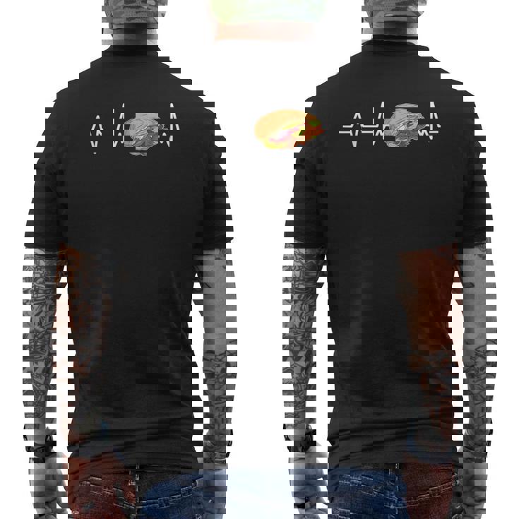 Kebab ハートビートケバブギフト ケバブ メンズTシャツ バックプリント