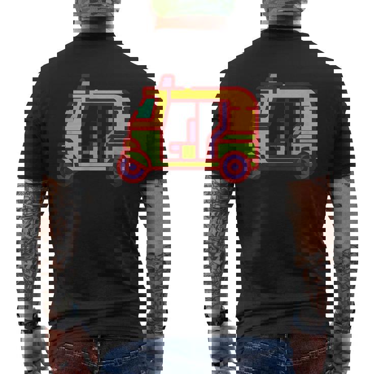 Keralite Malayaliの自動車人力車愛好家面白いインド メンズTシャツ バックプリント