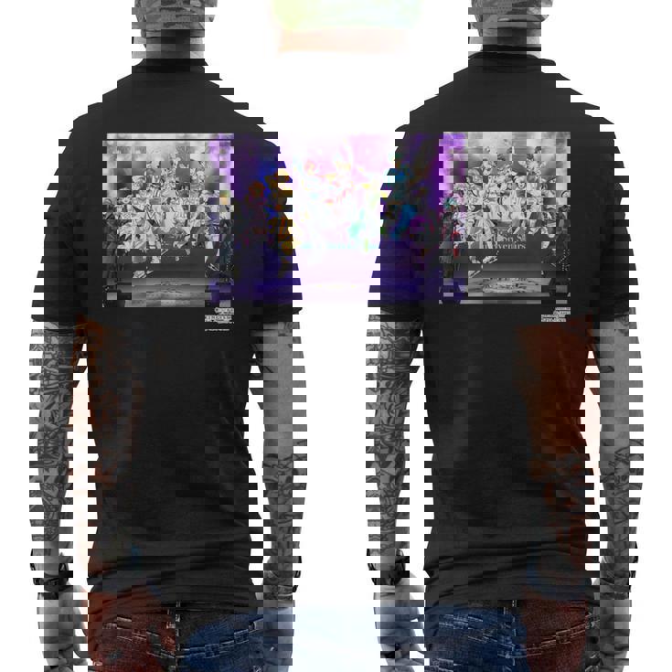 King Of Prism -Shinyeventars- デザインc メンズTシャツ バックプリント