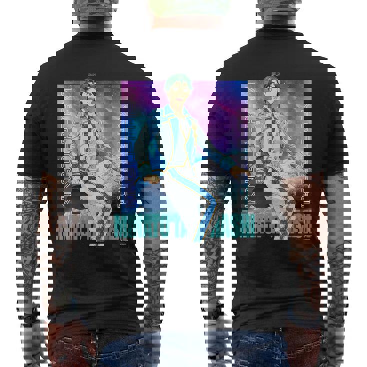 King Of Prism-Your Endless Call- キービジュアル ミナト メンズTシャツ バックプリント