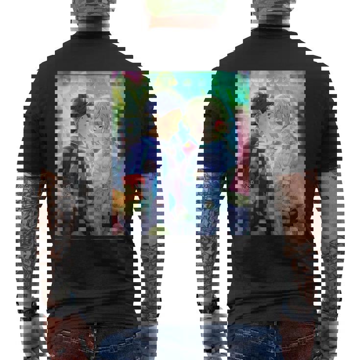 King Of Prism シン＆ルヰbirthday デザインk メンズTシャツ バックプリント