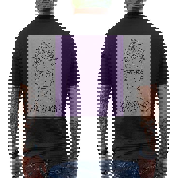 King Of Prism フェイスシリーズ 大和アレクサンダー メンズTシャツ バックプリント