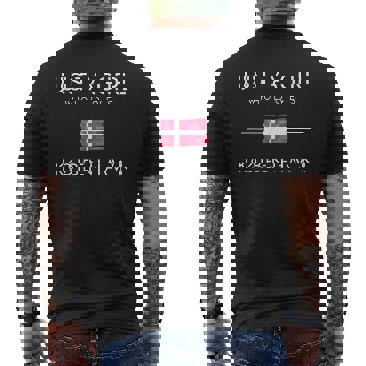 Kobenhavn デンマーク デンマーク コベンヘブン マーメイド メンズTシャツ バックプリント