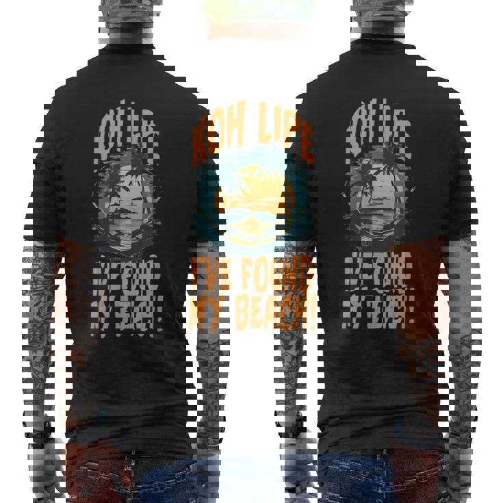 Koh Lipe I've Found My Beach Tropicalunset メンズTシャツ バックプリント