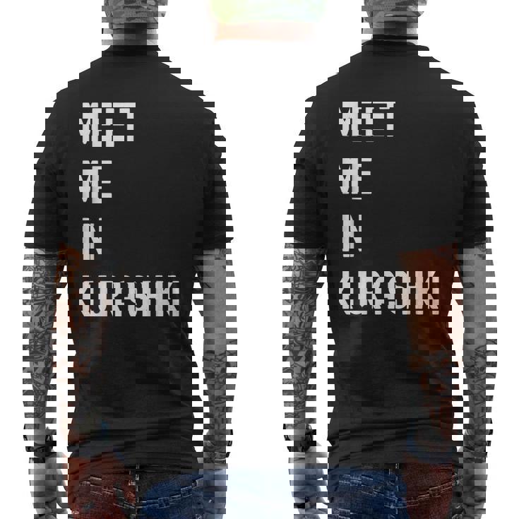 Kurashiki Chugoku で会いましょう 日本 メンズTシャツ バックプリント