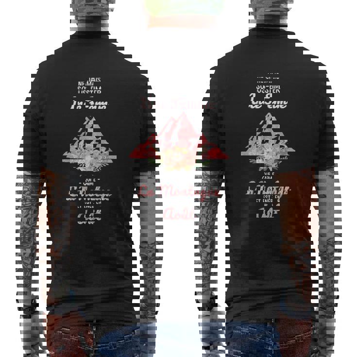 La Montagne Août T-shirt imprimé au dos