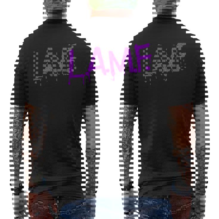 LAMF ラムパンクロックレトロデビーファンタイムサマーキャンプ メンズTシャツ バックプリント