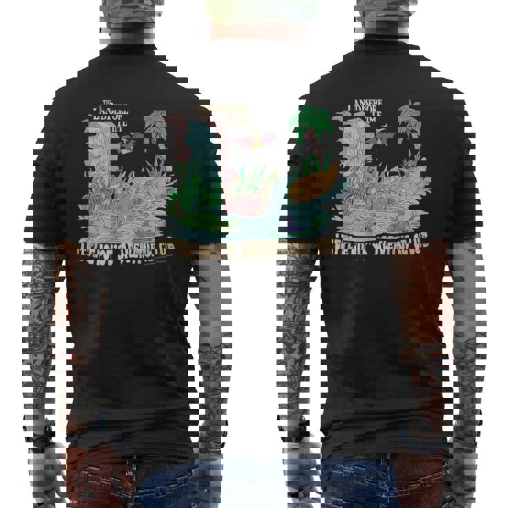 The Land Before Time リトルフットアドベンチャークラブ。 メンズTシャツ バックプリント