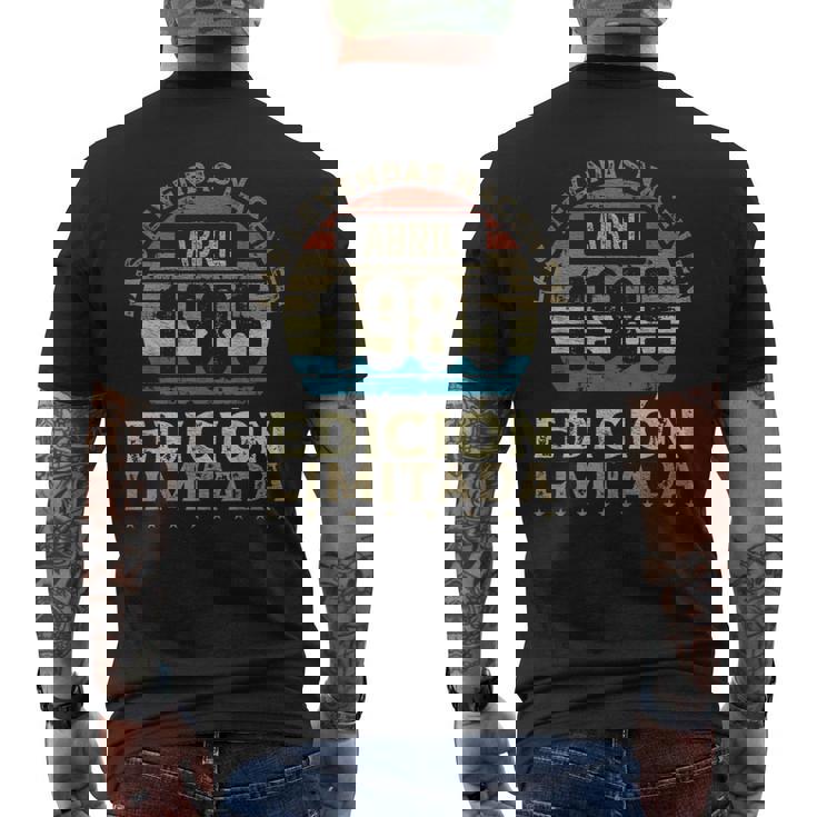 Las Leyendas Nacen En Abril De 1985 40 Años Cumpleaños Camiseta Hombre Estampado Espalda