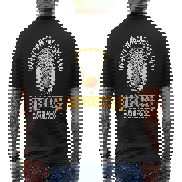 Lax ラクロスママ メンズTシャツ バックプリント