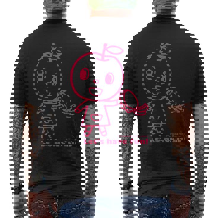 Let's Have Fun メンズTシャツ バックプリント