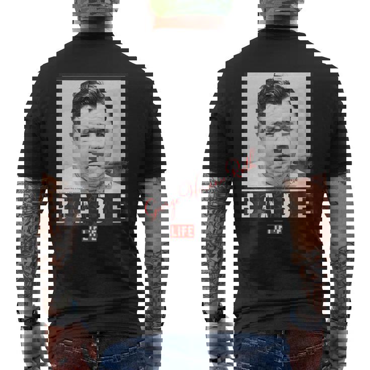 Life Picture Collection _ ベーブ ルース2 _ 野球 メンズTシャツ バックプリント