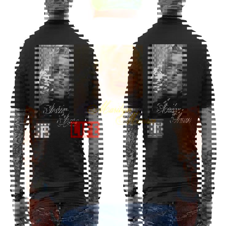 Life Picture Collection _ マリリンモンロー 02 メンズTシャツ バックプリント