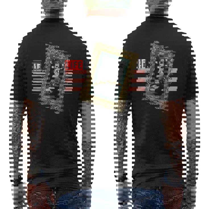 Life Picture Collection オードリー ヘプバーン（1） メンズTシャツ バックプリント