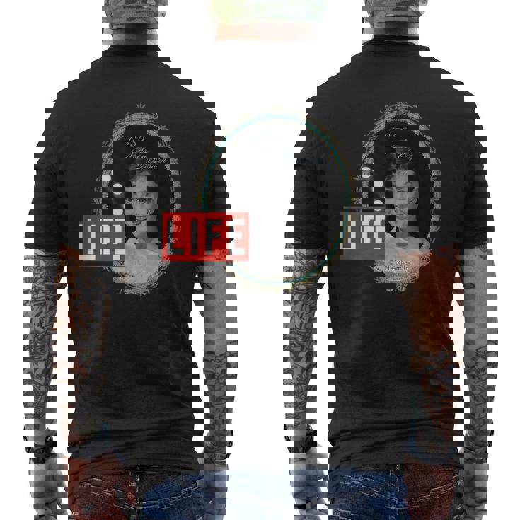 Life Picture Collection オードリー ヘプバーン（2） メンズTシャツ バックプリント