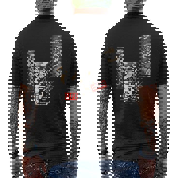 Life Picture Collection トラベル（7） 飛行機 ／ 空の旅 ／ スチュワーデス ／ 旅行者 メンズTシャツ バックプリント