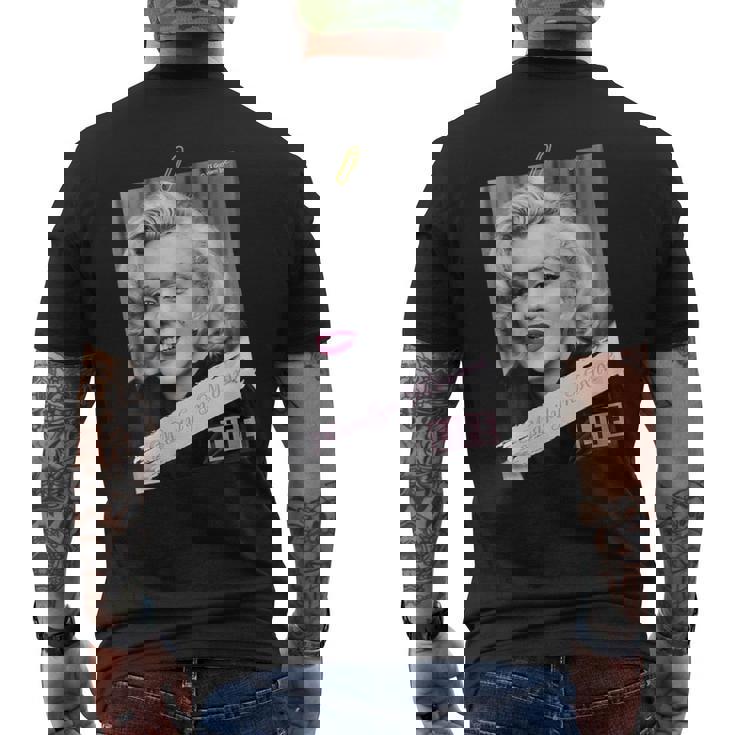 Life Picture Collection マリリン モンロー（1） メンズTシャツ バックプリント