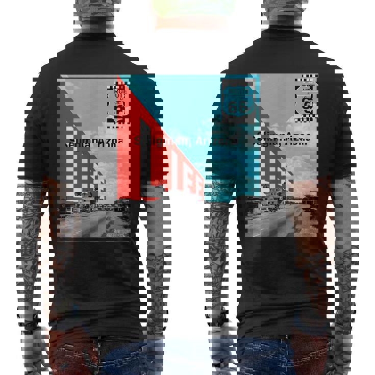 Life Picture Collection ルート66（1） メンズTシャツ バックプリント