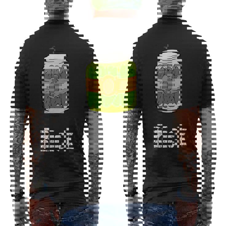 Like Pickle Rick メンズTシャツ バックプリント