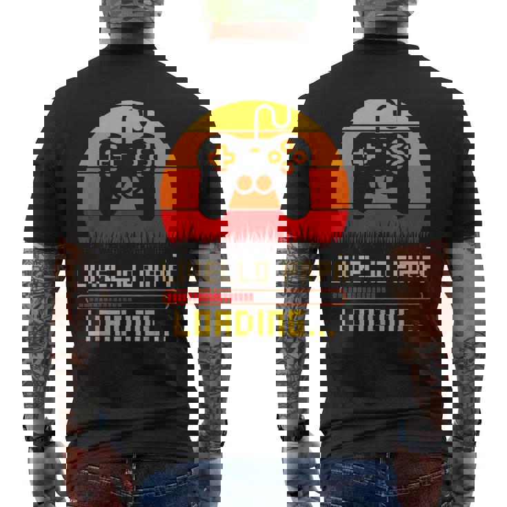 Livello Papà Loading Uomo Futuro Papà Retro Gamin G T-shirt da uomo con stampa posteriore