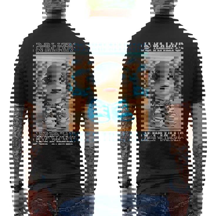 Los Traleritos Dicen Tralala イタリアンブレインロットミーム メンズTシャツ バックプリント