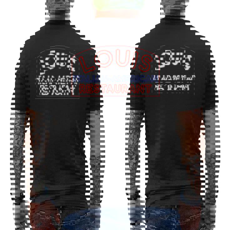 Louis レストラン イタリアンアメリカンブロンクス Ny ゴッドファーザー メンズTシャツ バックプリント