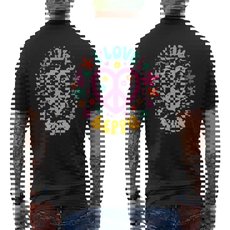 I Love Beppu 別府大好き メンズTシャツ バックプリント