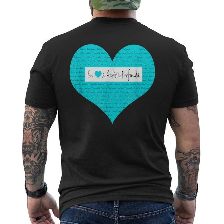 I Love Deep Galicia Diseños Divertidos Para Regalar Camiseta Hombre Estampado Espalda