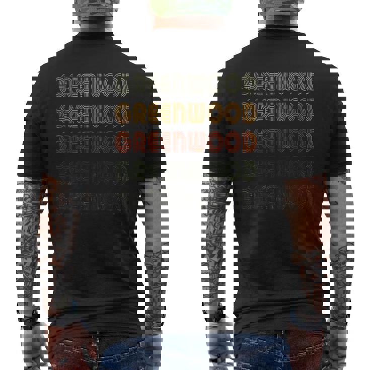 Love Heart Greenwood グランジ ヴィンテージ ブラック グリーンウッド メンズTシャツ バックプリント